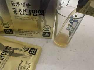 광동생활건강 광동 명품 홍삼달임액 50mL x 30포 — 5점을 준 리뷰어가 2023년 4월 올린 사용 사진