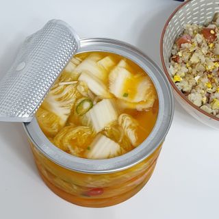 셰프애찬 단호박 백김치 1kg — 5점을 준 리뷰어가 2022년 10월 올린 사용 사진
