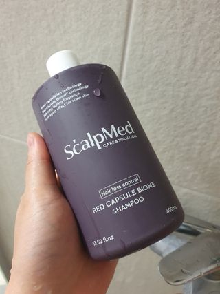 스칼프메드 레드캡슐바이옴 두피케어 프로바이오틱스 유산균 두피관리 세트 — 4점을 준 리뷰어가 2021년 4월 올린 사용 사진