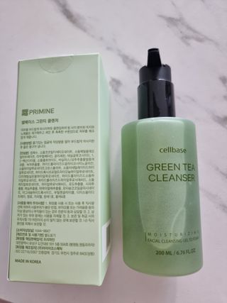 프리마인 메이크업과 들뜨는 각질까지 한방에 깐달걀로! 순하기까지한 셀베이스 그린티클렌저(200ml) — 5점을 준 리뷰어가 2023년 3월 올린 사용 사진