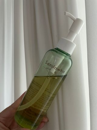 스킨큐어 산다화 순한 클렌징 동백 오일 200ml — 5점을 준 리뷰어가 2023년 5월 올린 사용 사진