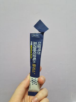 메이준뉴트리 더블액션 프리바이오틱스 플러스+ — 4점을 준 리뷰어가 2021년 4월 올린 사용 사진