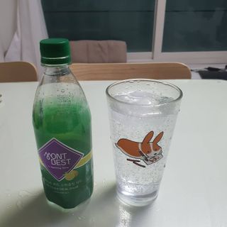 몽베스트 Montbest with Sparkling water Lemon OR Lime 20병(랜덤) — 5점을 준 리뷰어가 2021년 10월 올린 사용 사진