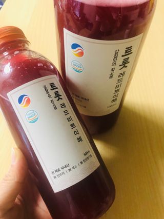 트롯전통식혜 트롯레드비트식혜 1리터 +500리터 — 5점을 준 리뷰어가 2021년 5월 올린 사용 사진