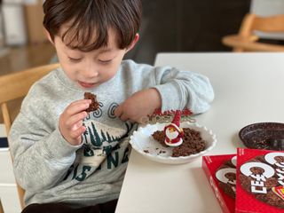 NISSIN 닛신 크리스피 초코 — 5점을 준 리뷰어가 2023년 1월 올린 사용 사진