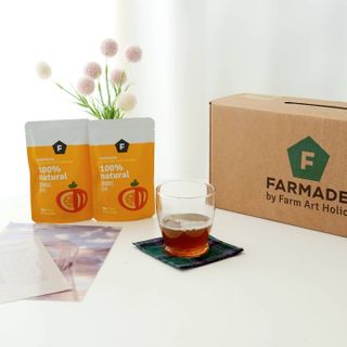팜아트홀릭 농장에서 직접 키우고, 직접 만드는 호박즙 — 5점을 준 리뷰어가 2021년 9월 올린 사용 사진