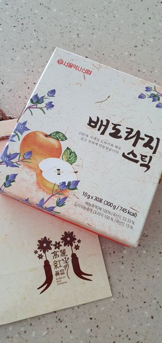 서울약사신협_배도라지스틱_10g x 30포 — 5점을 준 리뷰어가 2021년 3월 올린 사용 사진