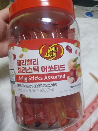 젤리벨리 젤리스틱 어쏘티드 900g — 5점을 준 리뷰어가 2022년 9월 올린 사용 사진