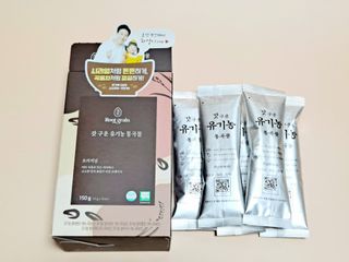 씨알푸드 유기농 쌀 시리얼 390g + 갓 구운 유기농 발아통곡물 150g — 5점을 준 리뷰어가 2021년 12월 올린 사용 사진