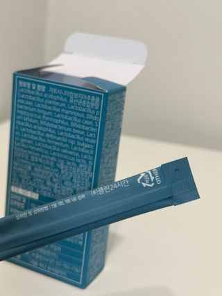 클린24시간 슬림앤유산균 1박스 (3.5g X 15포) — 5점을 준 리뷰어가 2022년 12월 올린 사용 사진
