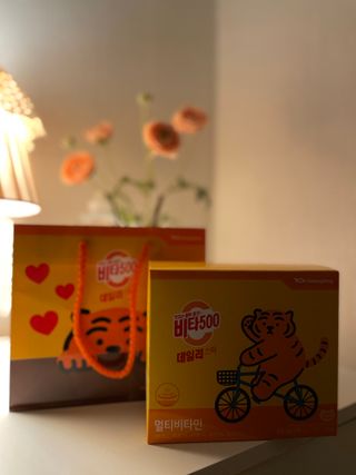 광동제약 [광동] 비타500데일리스틱 70포X2개 + 뚱랑이엽서 + 쇼핑백 증정 — 5점을 준 리뷰어가 2022년 11월 올린 사용 사진