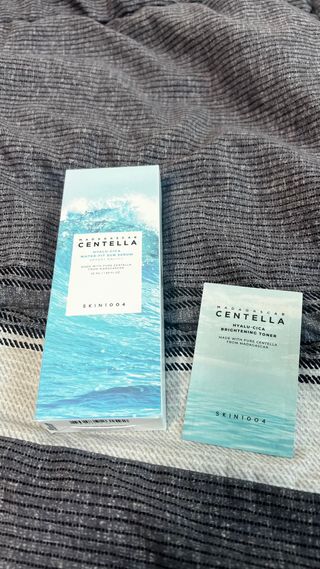 [스킨1004] 마다가스카르 센텔라 히알루-시카 워터핏 선세럼 50ml — 5점을 준 리뷰어가 2024년 5월 올린 사용 사진