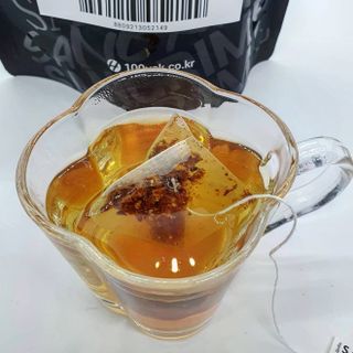산그리메 국내산 호박차 100티백 대용량 삼각티백차 — 5점을 준 리뷰어가 2021년 7월 올린 사용 사진