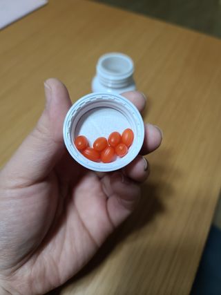 다나음 츄어블 비타민D 1000IU (130ml x 60캡슐) — 5점을 준 리뷰어가 2023년 4월 올린 사용 사진
