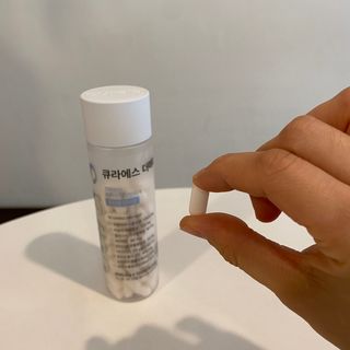 [큐라에스] 뮤신콜라겐 더마3 76.8(1개월분) — 5점을 준 리뷰어가 2023년 12월 올린 사용 사진