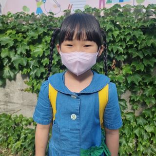 애니가드키즈 라이트 소형 5컬러 각 10매입 [크리미베이지, 코튼핑크, 블루레이크, 페일로즈, 민트그린] — 5점을 준 리뷰어가 2022년 6월 올린 사용 사진