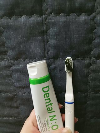 프리마인 유해균 뿐만 아니라 유익균까지 씻어내는 치약은 그만, 건강한 구강환경을 만드는 덴탈엔오 — 5점을 준 리뷰어가 2022년 6월 올린 사용 사진