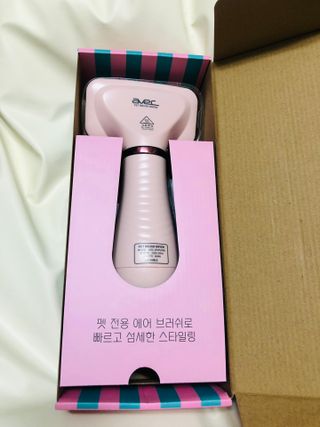 아베크 펫 강아지 고양이 애견 에어 브러쉬 드라이기 올인원 — 5점을 준 리뷰어가 2021년 7월 올린 사용 사진