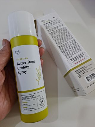 달리프 클로렐라 베러 루트 쿨링 스프레이 100ml — 5점을 준 리뷰어가 2021년 5월 올린 사용 사진