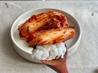 셰프애찬 알배기 겉절이 김치 1kg — 5점을 준 리뷰어가 2022년 11월 올린 사용 사진
