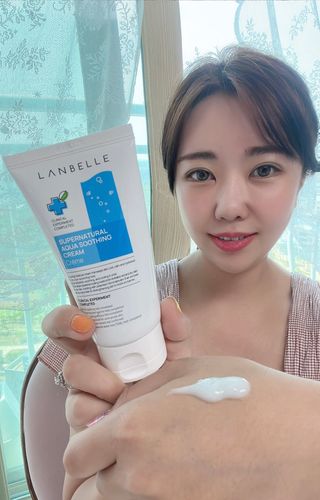 랑벨 수퍼내츄럴 아쿠아 수딩 크림 100ml — 5점을 준 리뷰어가 2022년 5월 올린 사용 사진