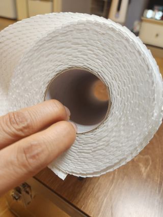 부직포나라 중금속유해물질ZERO 뜯어쓰는 주방 일회용수세미 60매 2매 — 5점을 준 리뷰어가 2022년 11월 올린 사용 사진