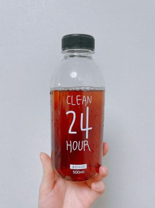 클린24시간 1BOX(5포) + 전용보틀(500ml) — 5점을 준 리뷰어가 2022년 12월 올린 사용 사진