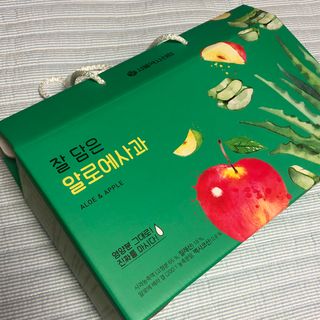 서울약사신협 잘 담은 알로애사과_70ml x 30포 — 5점을 준 리뷰어가 2021년 9월 올린 사용 사진