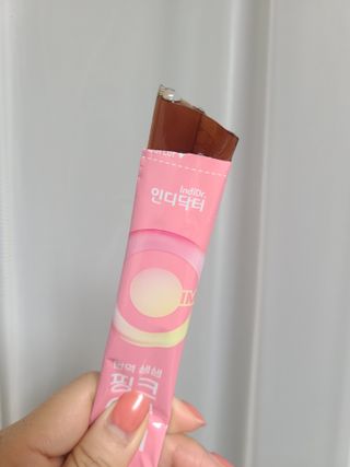 [인디닥터] 면역 생생 핑크 이뮨 젤리 — 5점을 준 리뷰어가 2022년 4월 올린 사용 사진