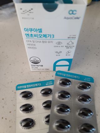메디포스트 모비타 아쿠아셀 엔초비오메가3 60캡슐 — 5점을 준 리뷰어가 2022년 12월 올린 사용 사진