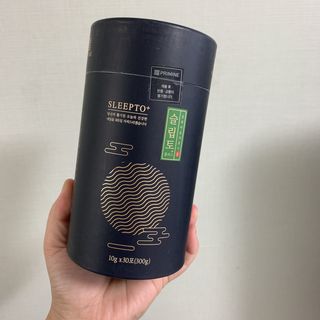 프리마인 자체 기업부설 연구소에서 찾아낸 건강한 수면의 비밀.  슬립토 플러스 30포 — 5점을 준 리뷰어가 2021년 10월 올린 사용 사진