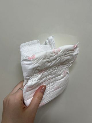 N[템포 ] 패드 내추럴 순면 입는 오버나이트 5P * 2개 — 5점을 준 리뷰어가 2024년 3월 올린 사용 사진
