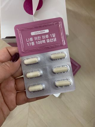 파파비오랩 프로바이오틱스ME 2개월분 — 4.5점을 준 리뷰어가 2021년 1월 올린 사용 사진