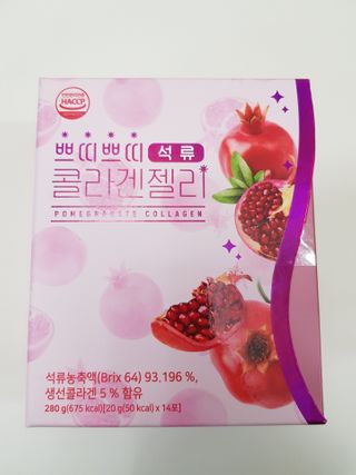 헬스업_쁘띠쁘띠석류콜라겐젤리_20g x 14포 — 5점을 준 리뷰어가 2021년 2월 올린 사용 사진