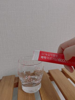 메타아르기닌 GC녹십자웰빙 메타 아르기닌 6000 플러스 오르니틴 — 5점을 준 리뷰어가 2022년 4월 올린 사용 사진