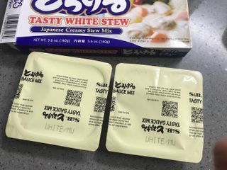 에스비 화이트 스튜 160g — 5점을 준 리뷰어가 2022년 10월 올린 사용 사진