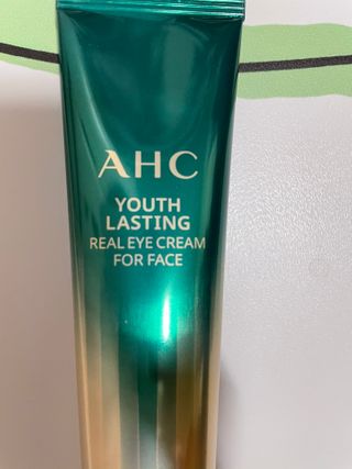 [NEW 탄력유턴 아이크림] AHC 유스 래스팅 리얼 아이크림 포 페이스 — 5점을 준 리뷰어가 2021년 2월 올린 사용 사진