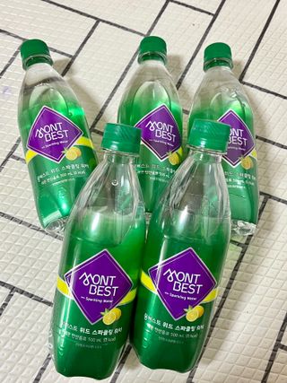 몽베스트 Montbest with Sparkling water Lemon OR Lime 20병(랜덤) — 5점을 준 리뷰어가 2022년 8월 올린 사용 사진