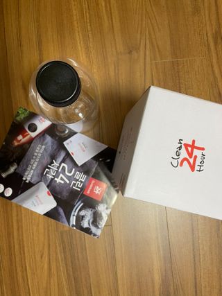 클린24시간 1BOX(5포) + 전용보틀(500ml) — 3.5점을 준 리뷰어가 2022년 10월 올린 사용 사진
