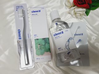 주식회사 클린디 [클린디]🌿민트향으로 상쾌하게, 단짝가글 + 맞춤 칫솔 + 치약 세트🦷 — 5점을 준 리뷰어가 2021년 12월 올린 사용 사진