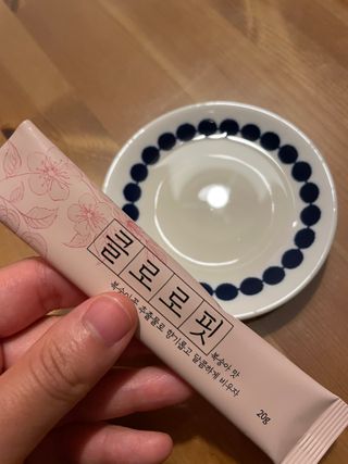 주식회사 메디프바이오 클로로핏 — 3.5점을 준 리뷰어가 2023년 7월 올린 사용 사진