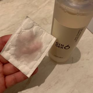 GINGER6 라이크 화이트 블라썸 에센스 토너 — 4점을 준 리뷰어가 2021년 11월 올린 사용 사진