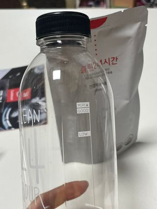 클린24시간 1BOX(5포) + 전용보틀(500ml) — 5점을 준 리뷰어가 2022년 9월 올린 사용 사진
