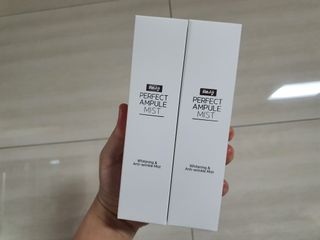 리생 [Re생] 퍼팩트 앰플 이중 기능성 미스트 100ml  피부미백 주름개선 = 총 2개 200ml 증정 — 3점을 준 리뷰어가 2021년 9월 올린 사용 사진