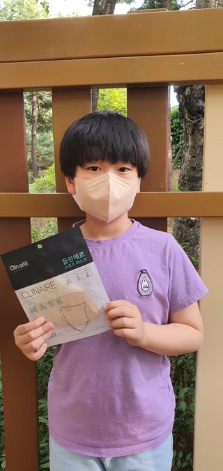 끌린에르 스포츠 귀편한 새부리형 마스크 (뉴컬러포함) — 5점을 준 리뷰어가 2022년 5월 올린 사용 사진