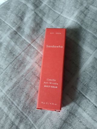 스킨큐어 산다화 카멜리아 안티 링클 멀티밤 — 5점을 준 리뷰어가 2022년 10월 올린 사용 사진