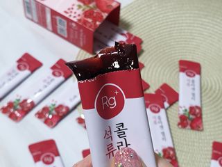 함초록 Rg+ 석류콜라겐젤리 — 5점을 준 리뷰어가 2021년 3월 올린 사용 사진