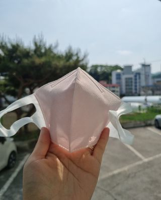 끌린에르 스포츠 귀편한 새부리형 마스크 (뉴컬러포함) — 4점을 준 리뷰어가 2022년 5월 올린 사용 사진