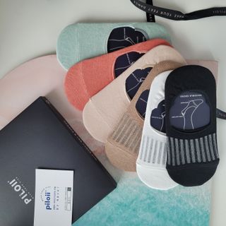 [사이즈가 있는 양말 필로이]여자 덧신 6족 선물 세트_나를 위한 선물 o r마음을 전하는 선물【 S, M, L 】 — 5점을 준 리뷰어가 2022년 6월 올린 사용 사진