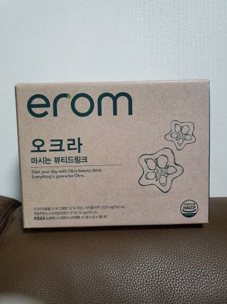 [이롬] 오크라 마시는 뷰티드링크 100mL x 20입 — 5점을 준 리뷰어가 2022년 9월 올린 사용 사진